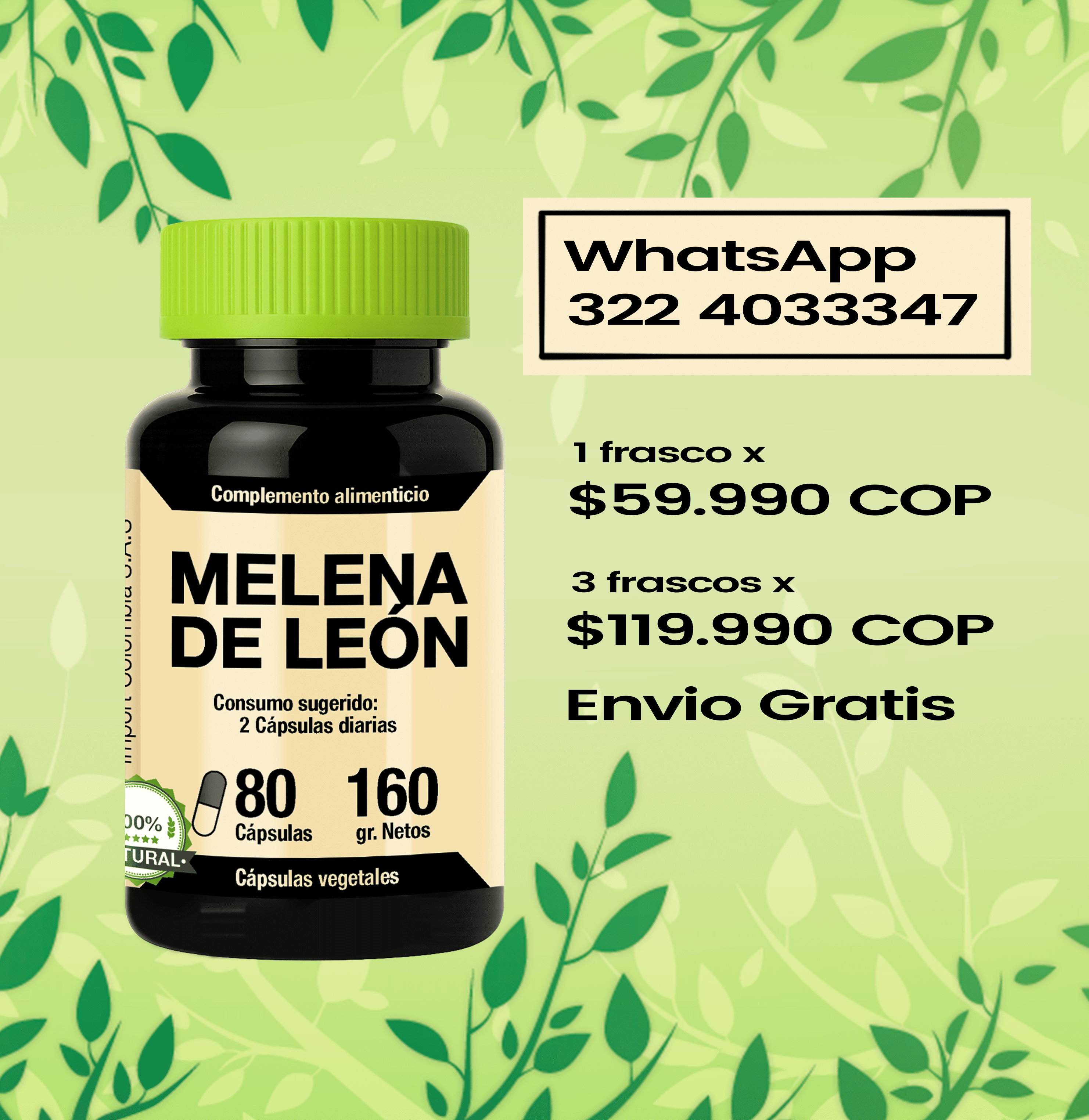 Melena de Leon Colombia